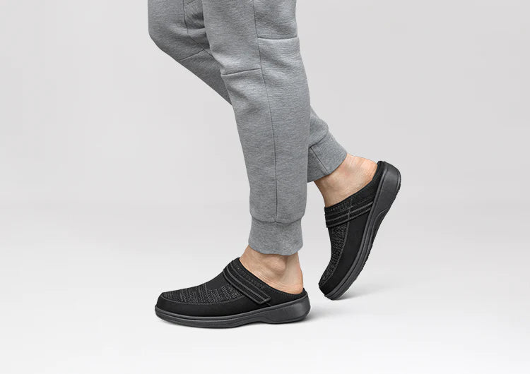 ORTHOFEET - MEN -Hudson Stretch Knit - Black