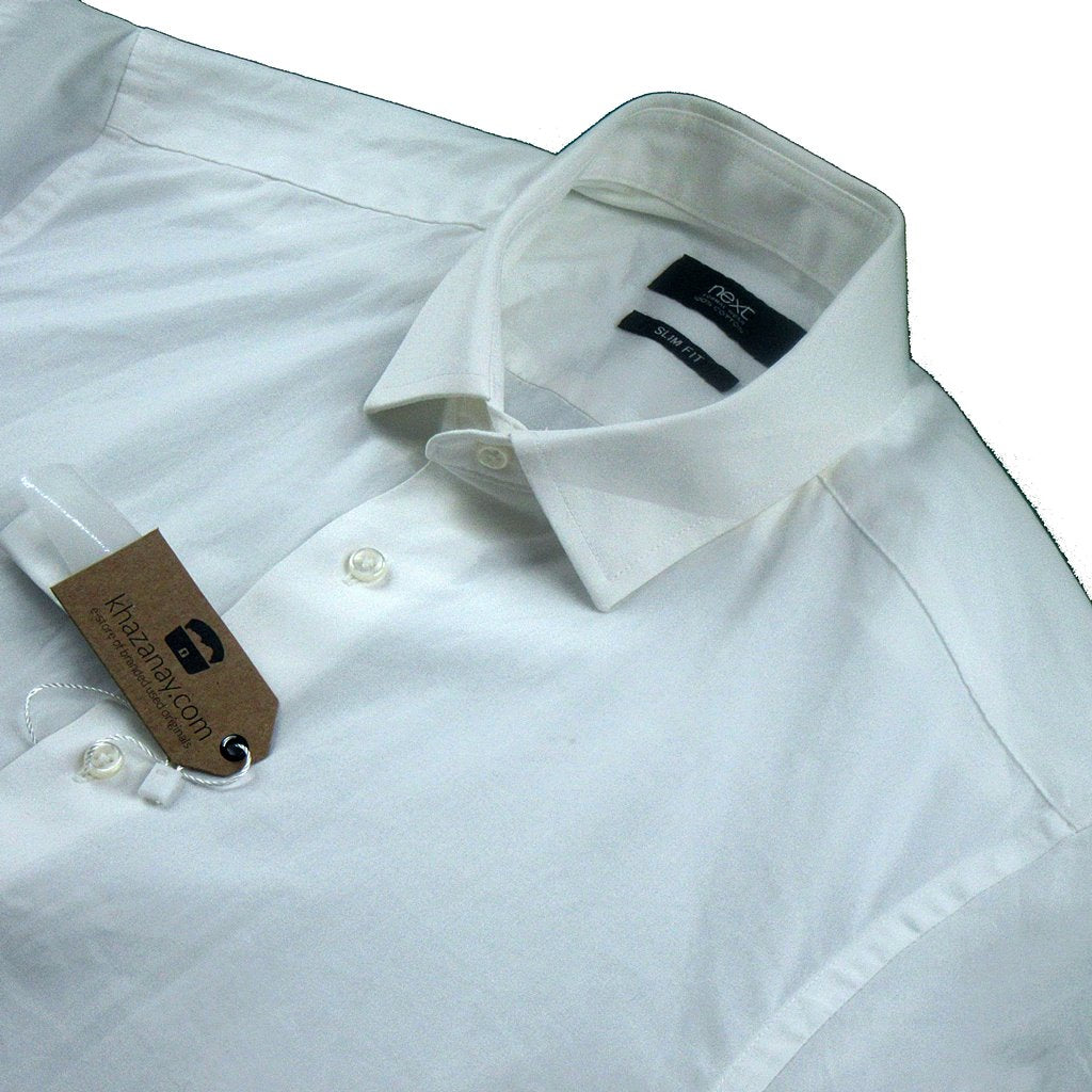 Next Slim Fit  (Sleeves With Cufflinks) - Khazanay