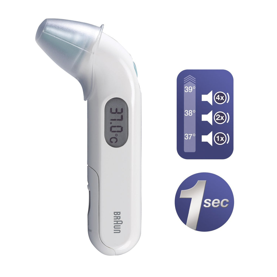 BRAUN IRT3030 ThermoScan 3 Infrared Ear Thermometer - Khazanay