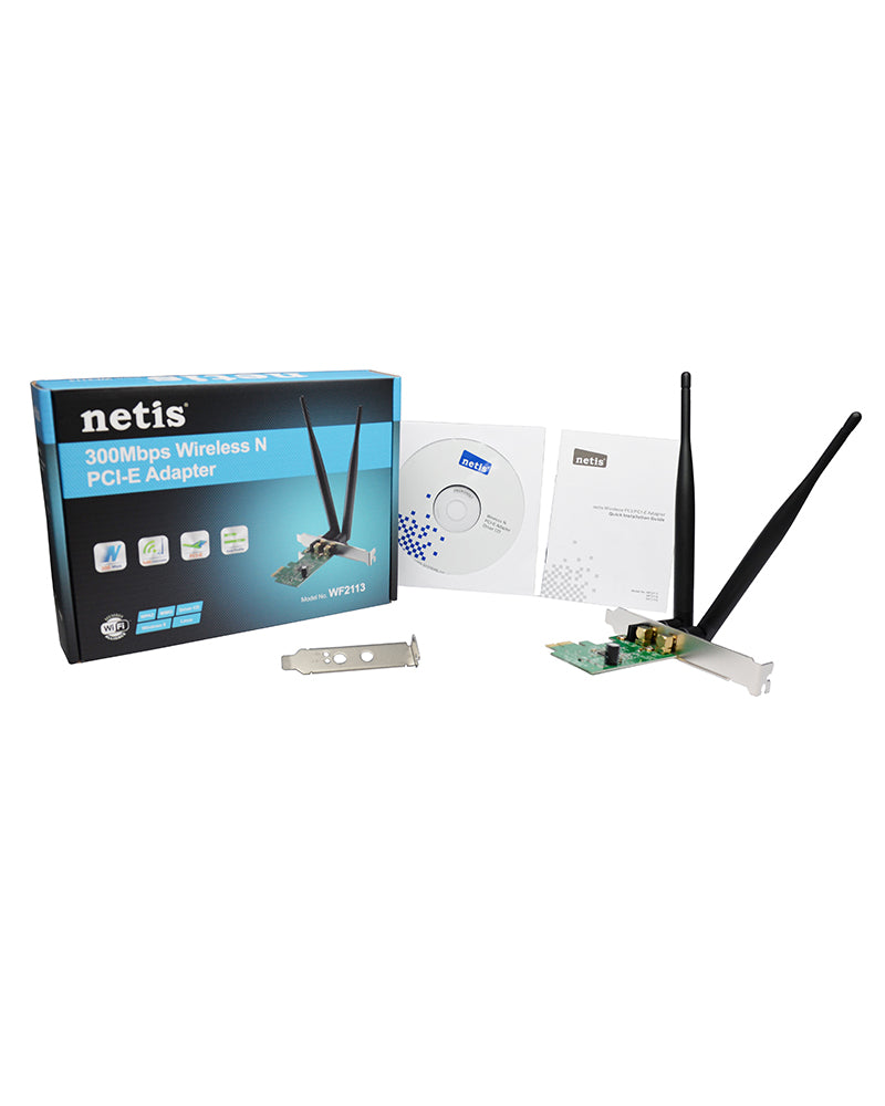 Netis 300Mbps Wireless N PCI-E Adapter - Khazanay