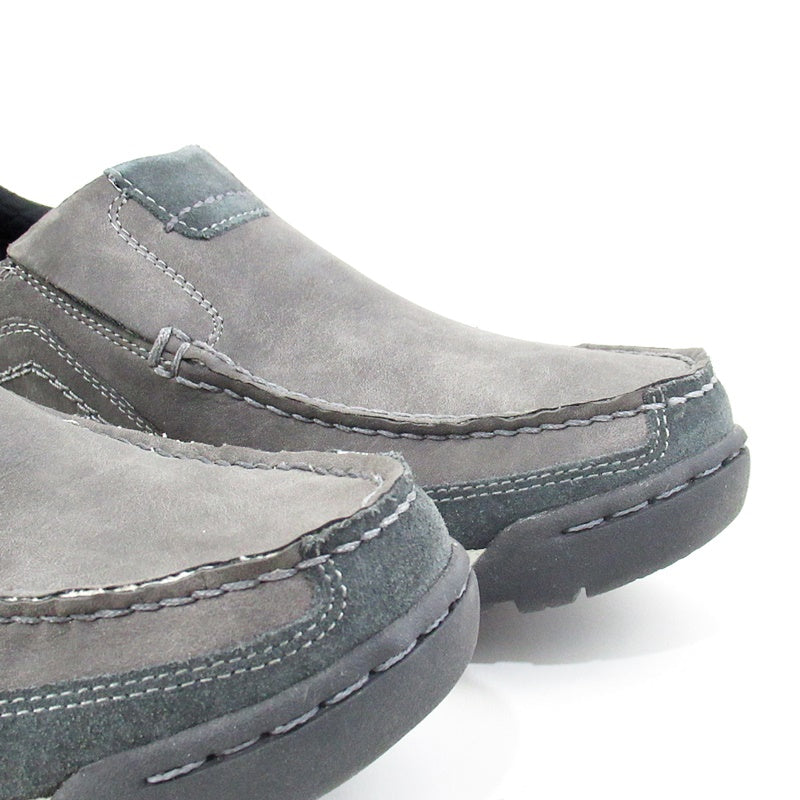 DOCKERS ALBRIGHT GREY - RUGGED SLIP-ON - Khazanay