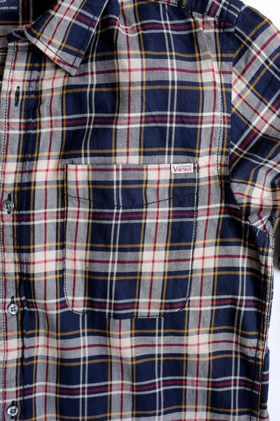 Jack and Jones Vintage Chain Check Long Sleeve Shirt (Made in Bangladesh) - Khazanay